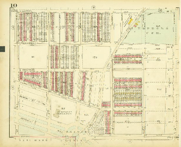 Plate 10, Atlas of the 35th Ward, Philadelphia.