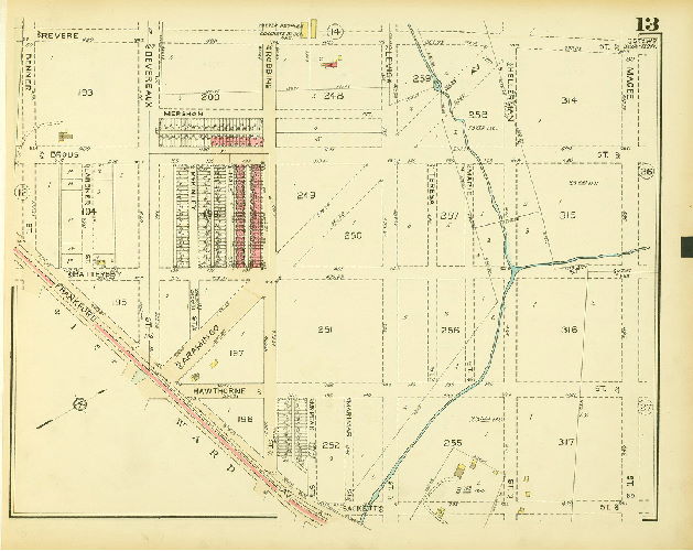 Plate 13, Atlas of the 35th Ward, Philadelphia.
