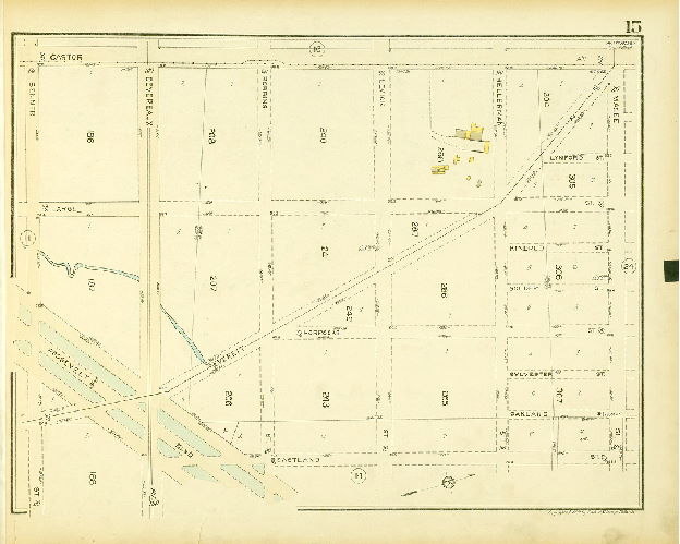 Plate 15, Atlas of the 35th Ward, Philadelphia.