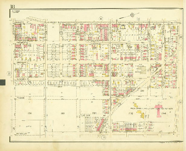 Plate 18, Atlas of the 35th Ward, Philadelphia.