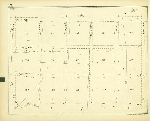 Plate 22, Atlas of the 35th Ward, Philadelphia.