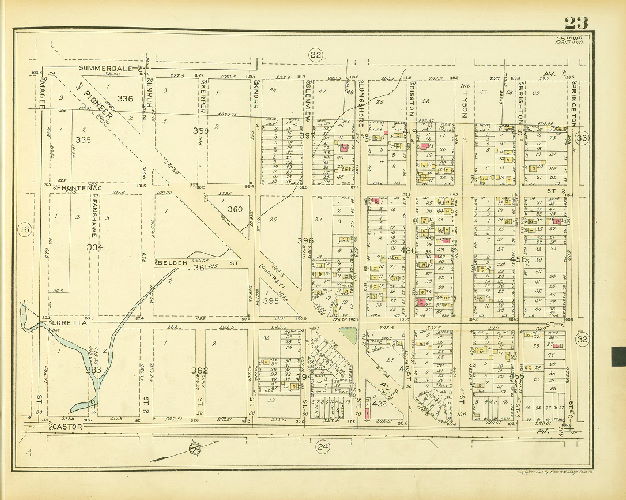 Plate 23, Atlas of the 35th Ward, Philadelphia.