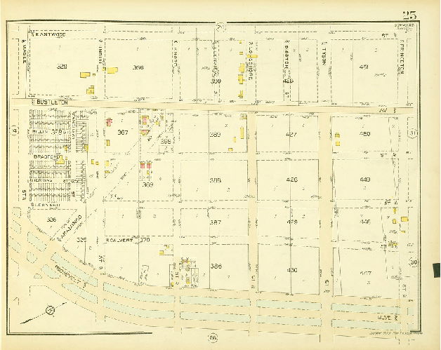 Plate 25, Atlas of the 35th Ward, Philadelphia.