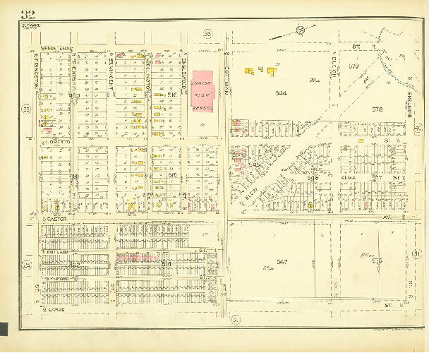 Plate 32, Atlas of the 35th Ward, Philadelphia.