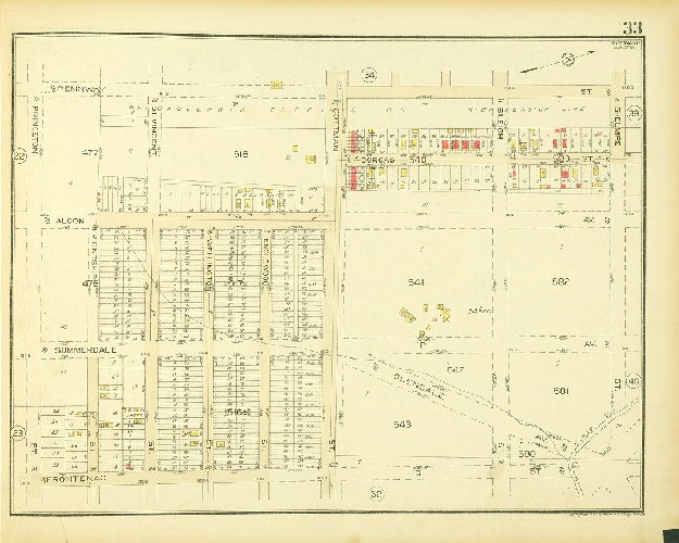 Plate 33, Atlas of the 35th Ward, Philadelphia.