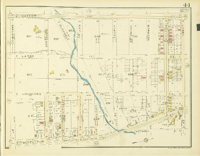 Plate 41, Atlas of the 35th Ward, Philadelphia.
