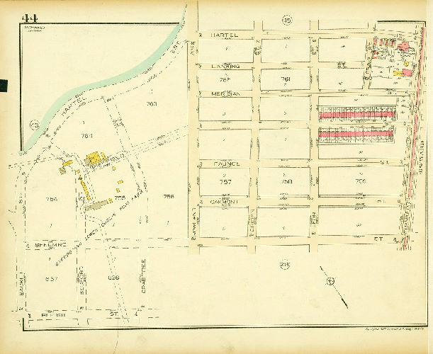Plate 44, Atlas of the 35th Ward, Philadelphia.