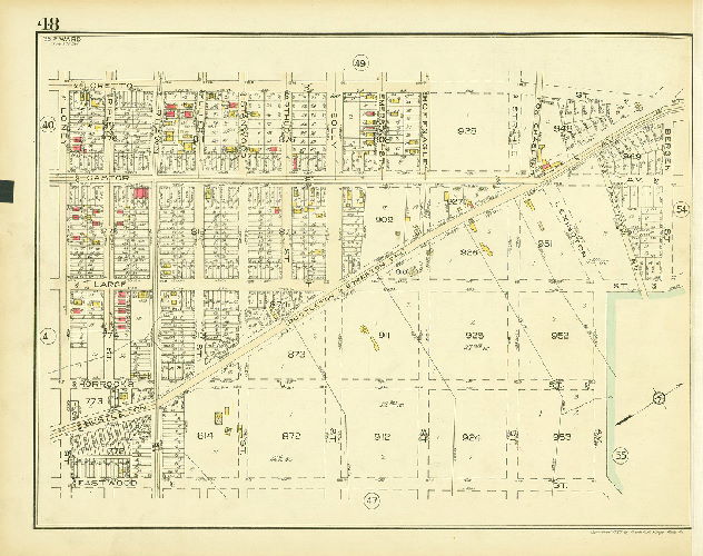 Plate 48, Atlas of the 35th Ward, Philadelphia.