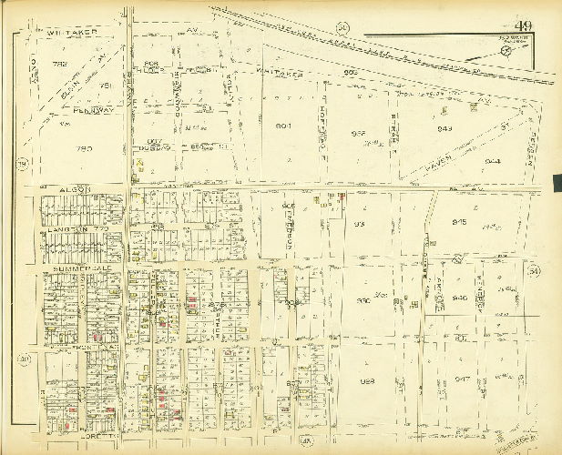 Plate 49, Atlas of the 35th Ward, Philadelphia.