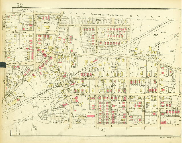 Plate 52, Atlas of the 35th Ward, Philadelphia.