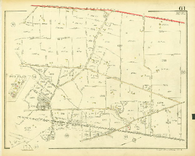 Plate 61, Atlas of the 35th Ward, Philadelphia.