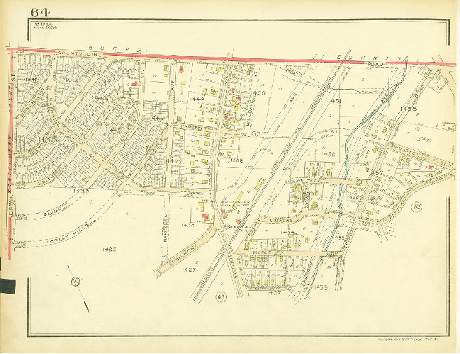Plate 64, Atlas of the 35th Ward, Philadelphia.