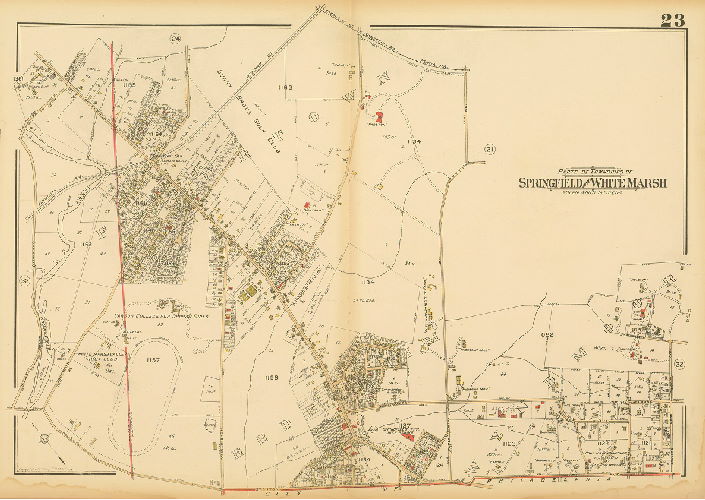 Plate 23, Atlas of the Reading Main Line, vol. 1, Montgomery County, Penna.