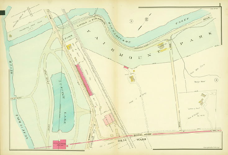 Plate 1, Atlas of the 21st Ward, Philadelphia, Penna.