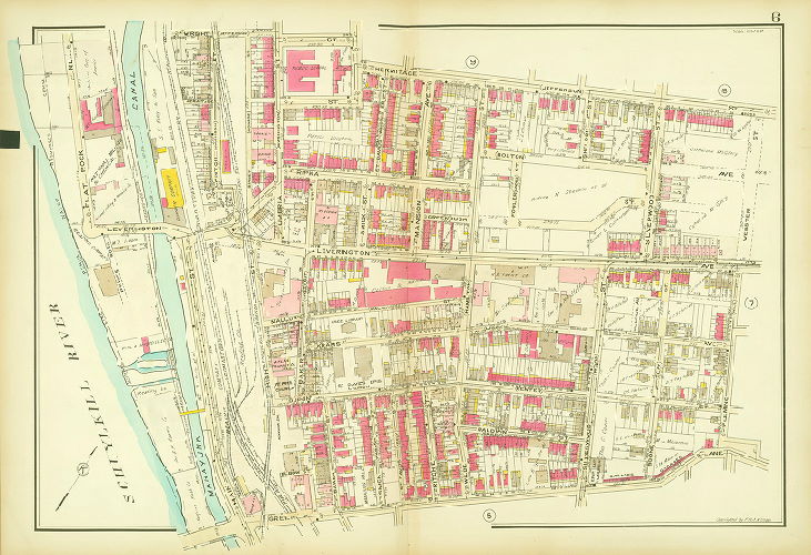 Plate 6, Atlas of the 21st Ward, Philadelphia, Penna.