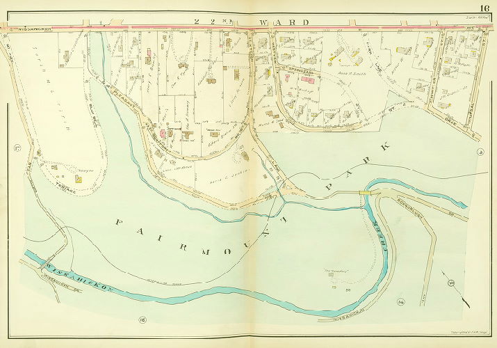 Plate 16, Atlas of the 21st Ward, Philadelphia, Penna.