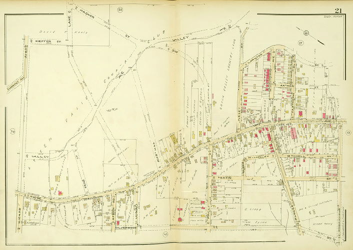 Plate 21, Atlas of the 21st Ward, Philadelphia, Penna.