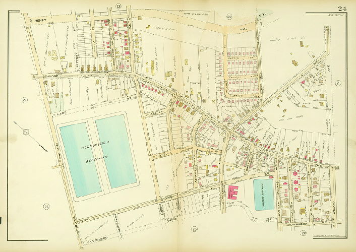 Plate 24, Atlas of the 21st Ward, Philadelphia, Penna.