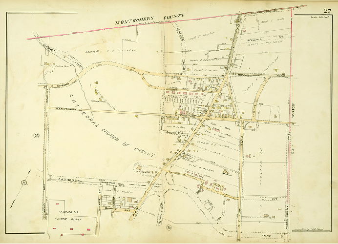 Plate 27, Atlas of the 21st Ward, Philadelphia, Penna.
