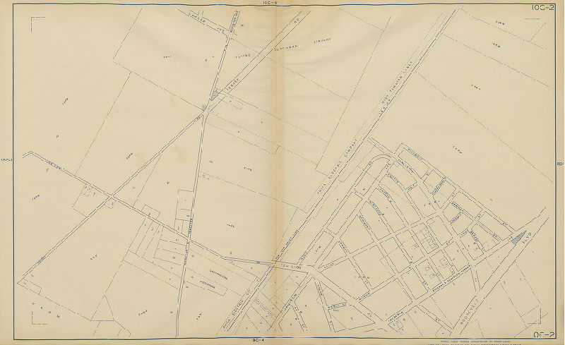 Plate 10C-2, Philadelphia Land Use Map, 1942