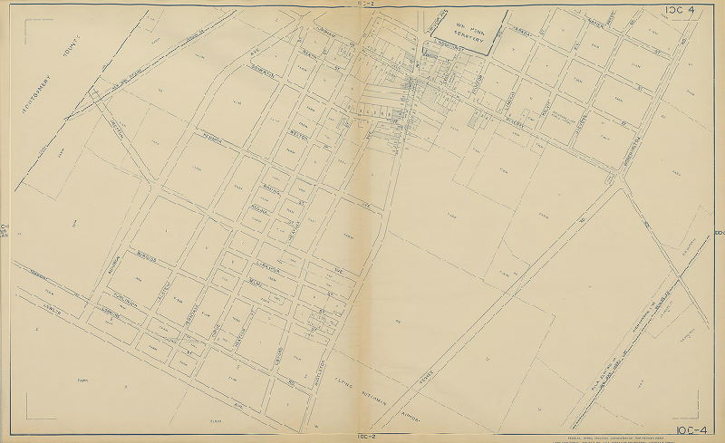Plate 10C-4, Philadelphia Land Use Map, 1942