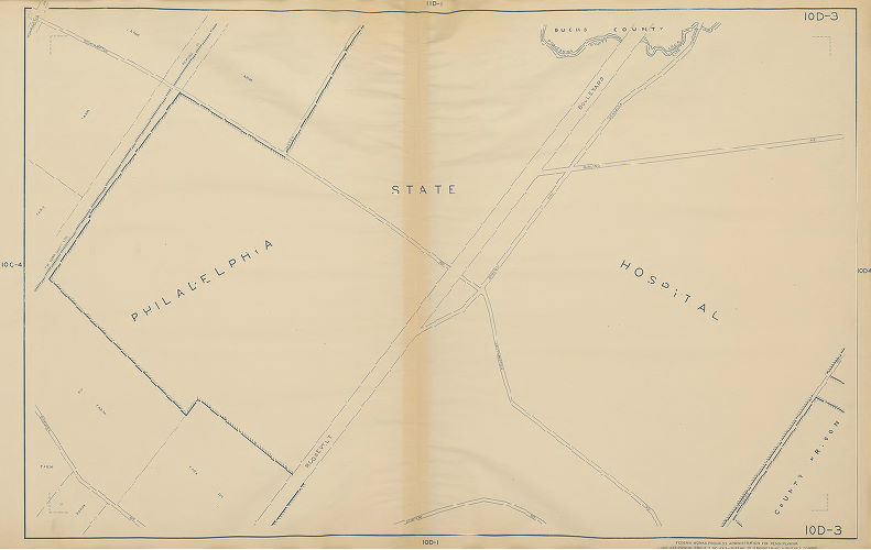 Plate 10D-3, Philadelphia Land Use Map, 1942