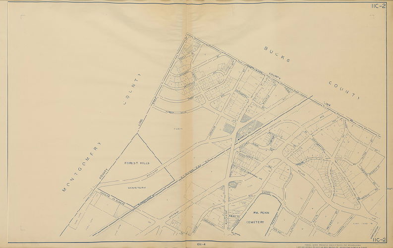 Plate 11C-2, Philadelphia Land Use Map, 1942