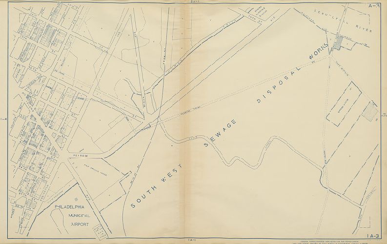Plate 1A-3, Philadelphia Land Use Map, 1942