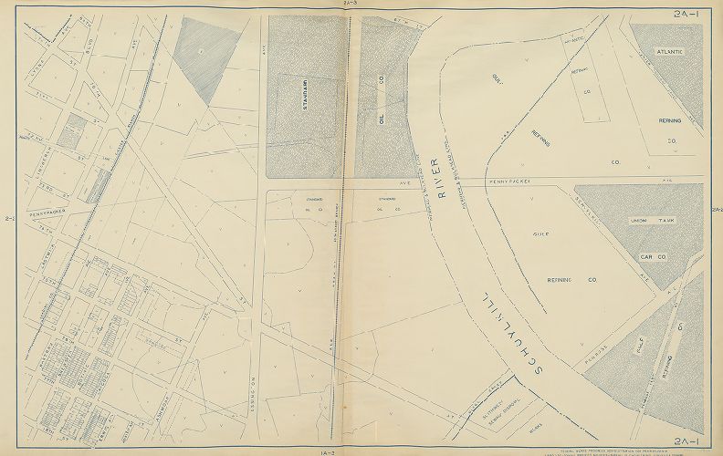 Plate 2A-1, Philadelphia Land Use Map, 1942