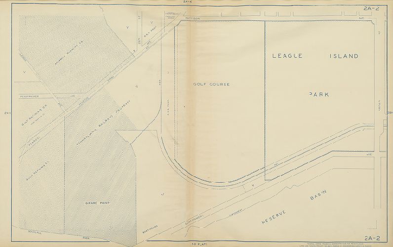 Plate 2A-2, Philadelphia Land Use Map, 1942