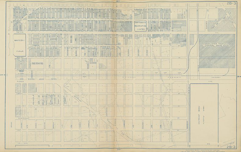 Plate 2B-3, Philadelphia Land Use Map, 1942