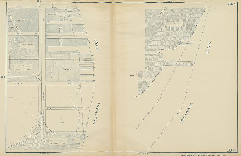 Plate 2B-4, Philadelphia Land Use Map, 1942