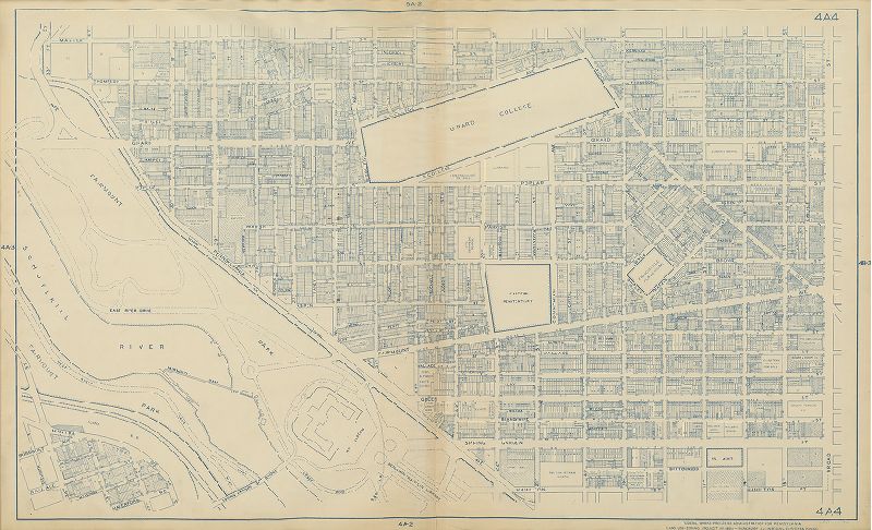 Plate 4A-4, Philadelphia Land Use Map, 1942
