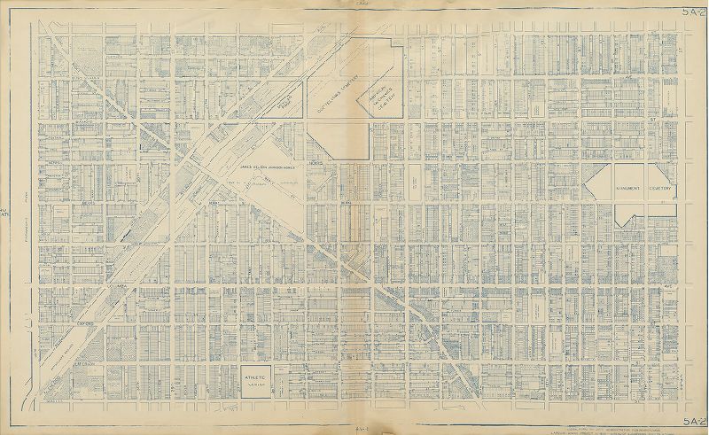Plate 5A-2, Philadelphia Land Use Map, 1942