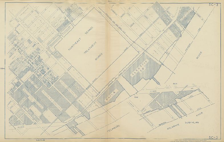Plate 5C-3, Philadelphia Land Use Map, 1942