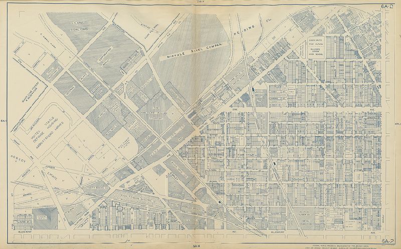 Plate 6A-2, Philadelphia Land Use Map, 1942