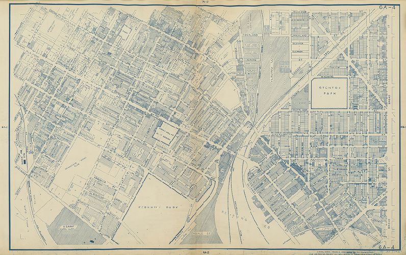 Plate 6A-4, Philadelphia Land Use Map, 1942