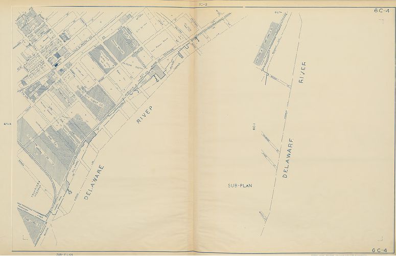 Plate 6C-4, Philadelphia Land Use Map, 1942