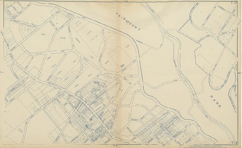 Plate 7-2, Philadelphia Land Use Map, 1942