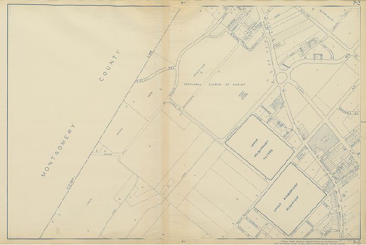 Plate 7-3, Philadelphia Land Use Map, 1942