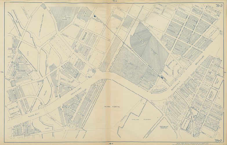 Plate 7B-2, Philadelphia Land Use Map, 1942