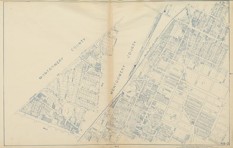 Plate 8B-2, Philadelphia Land Use Map, 1942
