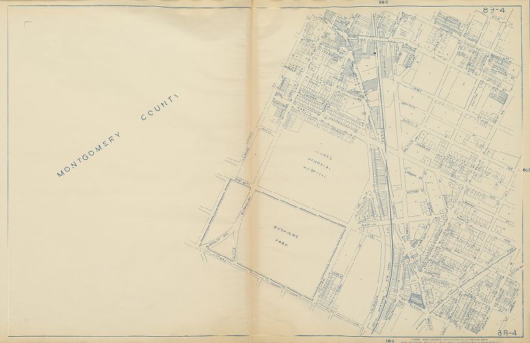 Plate 8B-4, Philadelphia Land Use Map, 1942