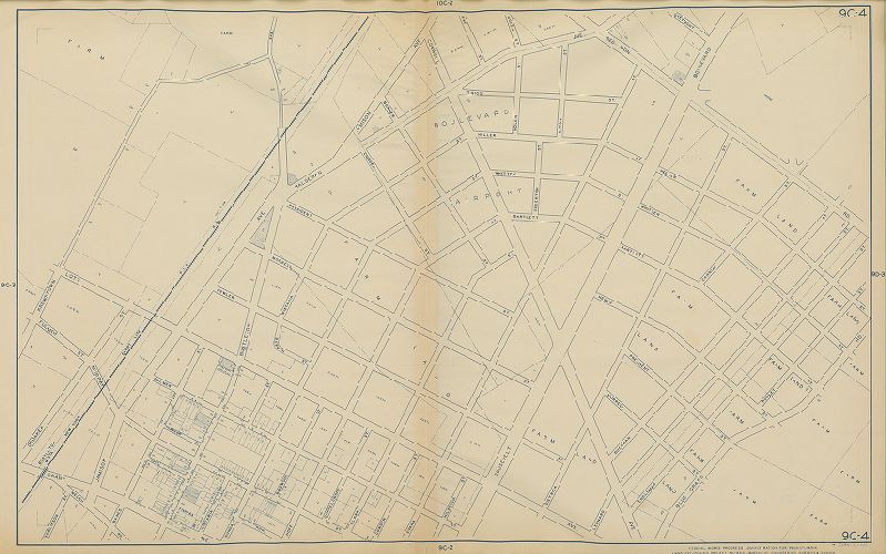 Plate 9C-4, Philadelphia Land Use Map, 1942