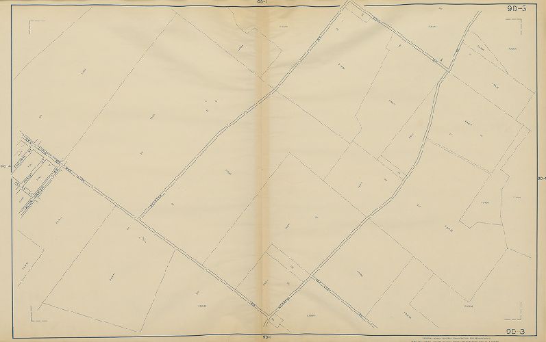 Plate 9D-3, Philadelphia Land Use Map, 1942