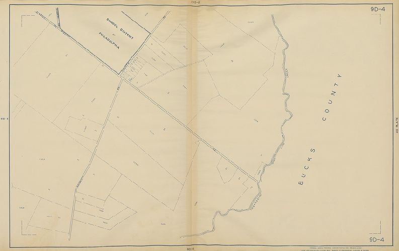 Plate 9D-4, Philadelphia Land Use Map, 1942