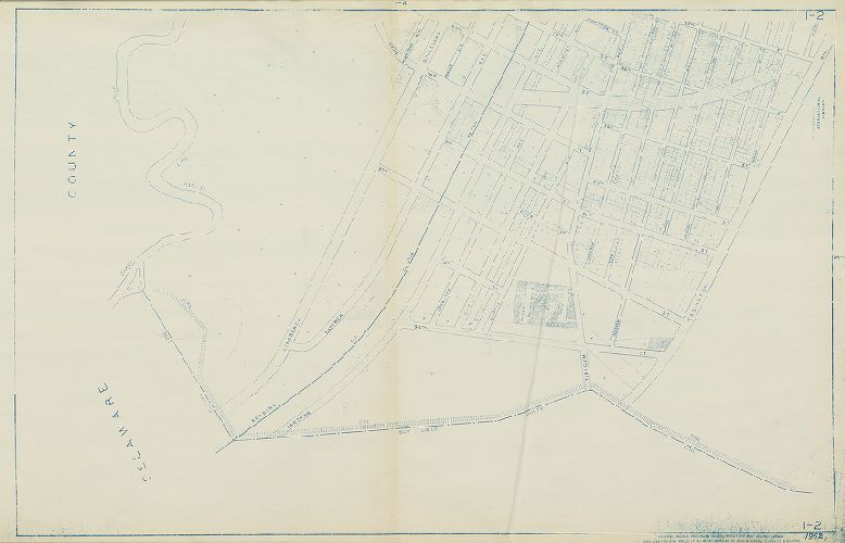 Plate 1-2, Philadelphia Land Use Map, 1962