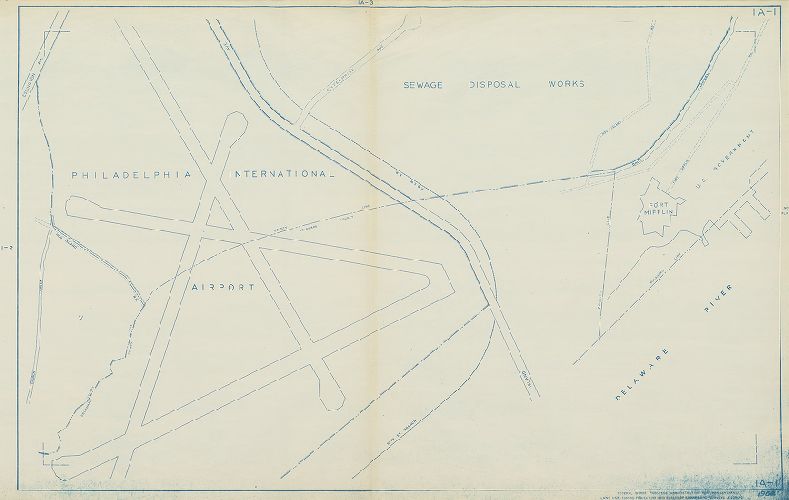 Plate 1A-1, Philadelphia Land Use Map, 1962