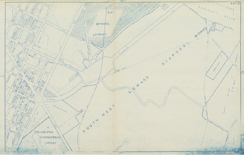 Plate 1A-3, Philadelphia Land Use Map, 1962