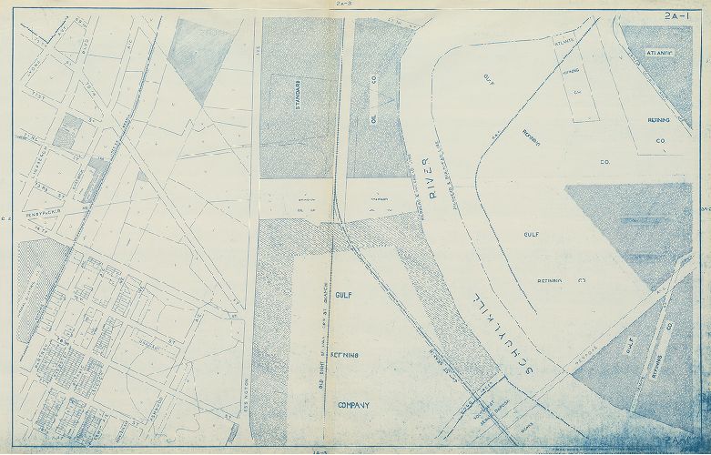 Plate 2A-1, Philadelphia Land Use Map, 1962